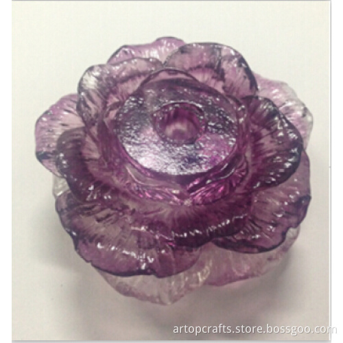 Liu li 9CM Double Layer Peony Lamp Pole